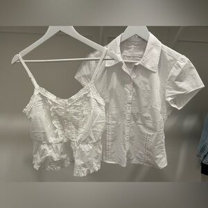 Tank top and Shirt set Hollister/Brandy Melville